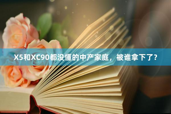 X5和XC90都没懂的中产家庭，被谁拿下了？