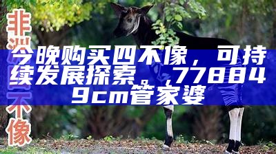 今晚购买四不像，可持续发展探索。,778849cm管家婆