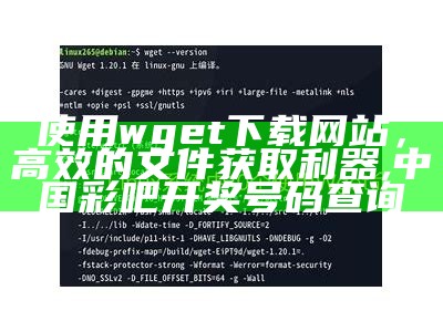 使用wget下载网站，高效的文件获取利器,中国彩吧开奖号码查询